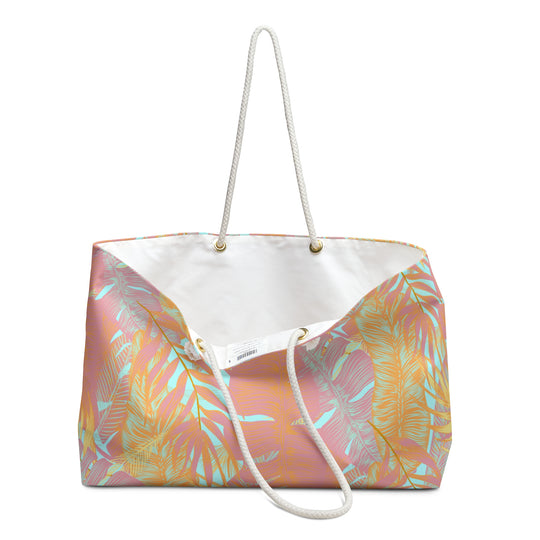 Tropical Foliage Weekender Bag
