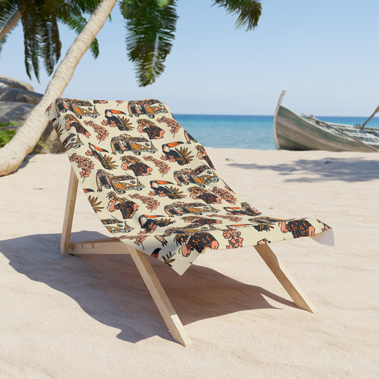 Toucan Travel Beach Towel