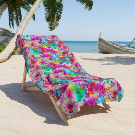 Tie Dye Beach Towel