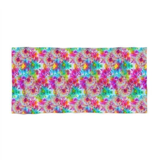 Tie Dye Beach Towel