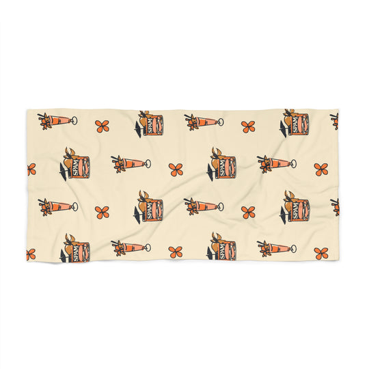 Spam N' Cocktails Beach Towel