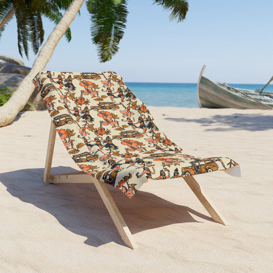 Hula Party Beach Towel