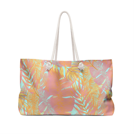 Tropical Foliage Weekender Bag