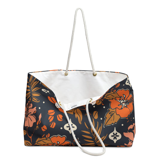 Zen Hibiscus Weekender Bag