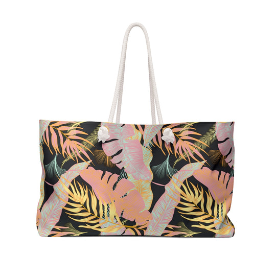Tropical Foliage Weekender Bag