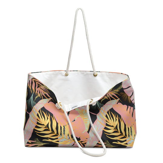 Tropical Foliage Weekender Bag