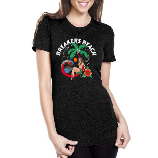 Temptation Island (Light Print) Women’s Triblend Short Sleeve Crew