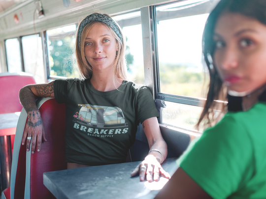 Happy Camper Women’s Triblend Short Sleeve Crew