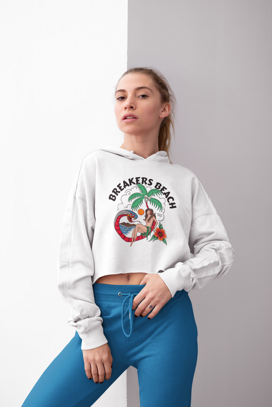 Temptation Island (Dark Print) Women’s Lightweight Cropped Hoodie