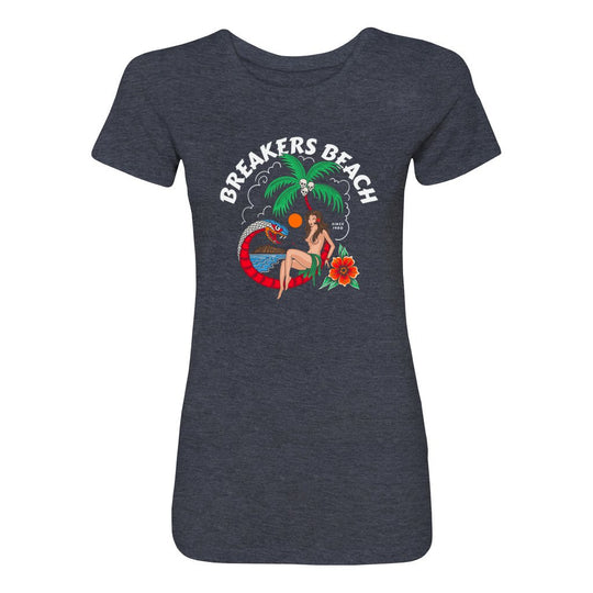 Temptation Island (Light Print) Women’s Triblend Short Sleeve Crew