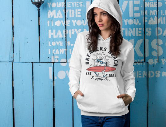 Happy Shaka - Unisex Ecosmart Hooded Sweatshirt