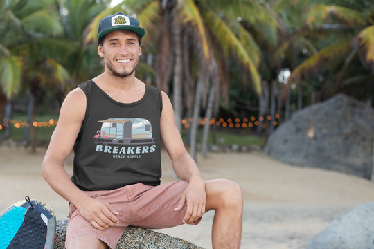 Happy Camper (Light Print) - Unisex Jersey Tank