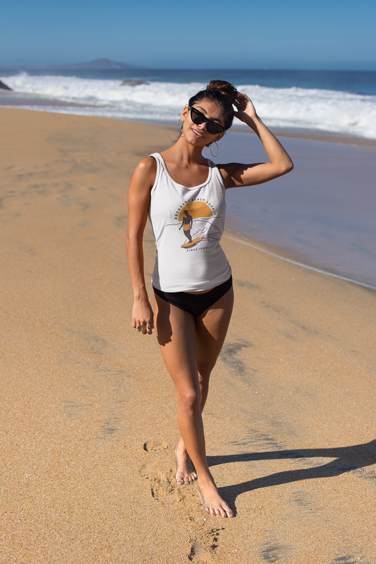 Retro Surfer - Women's Racerback Tank