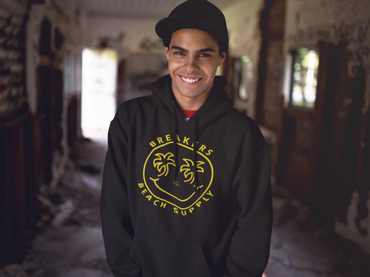 Smiley Palms - Unisex Ecosmart Hooded Sweatshirt