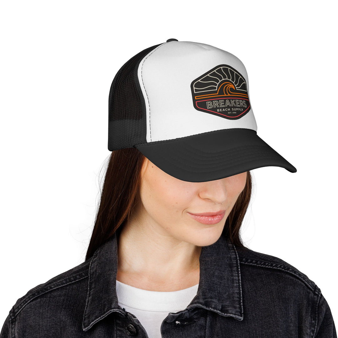 Trucker Cap — Breakers Beach Supply Retro Wave Patch