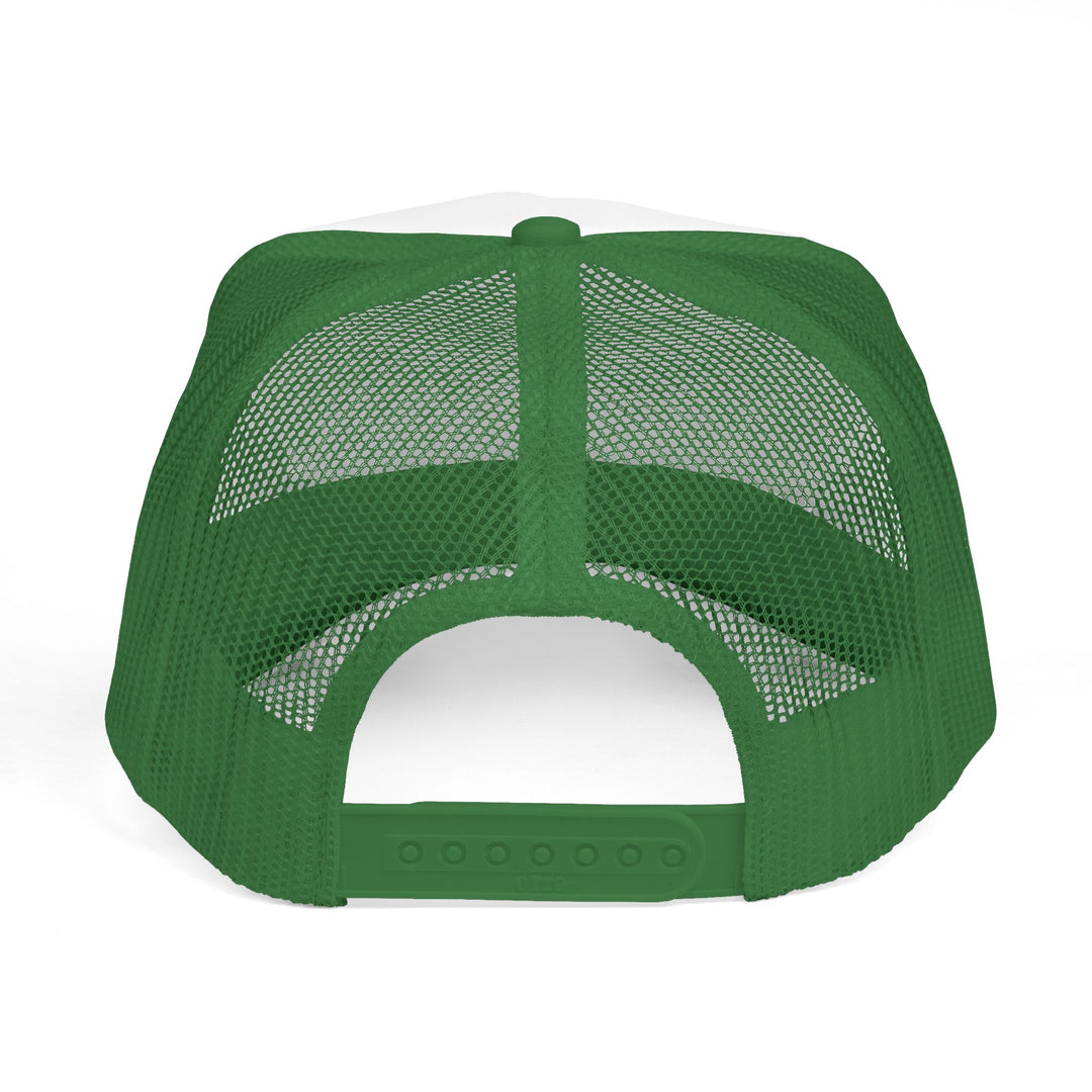 Breakers Beach Trucker Cap — Retro Hibiscus Surf Hat