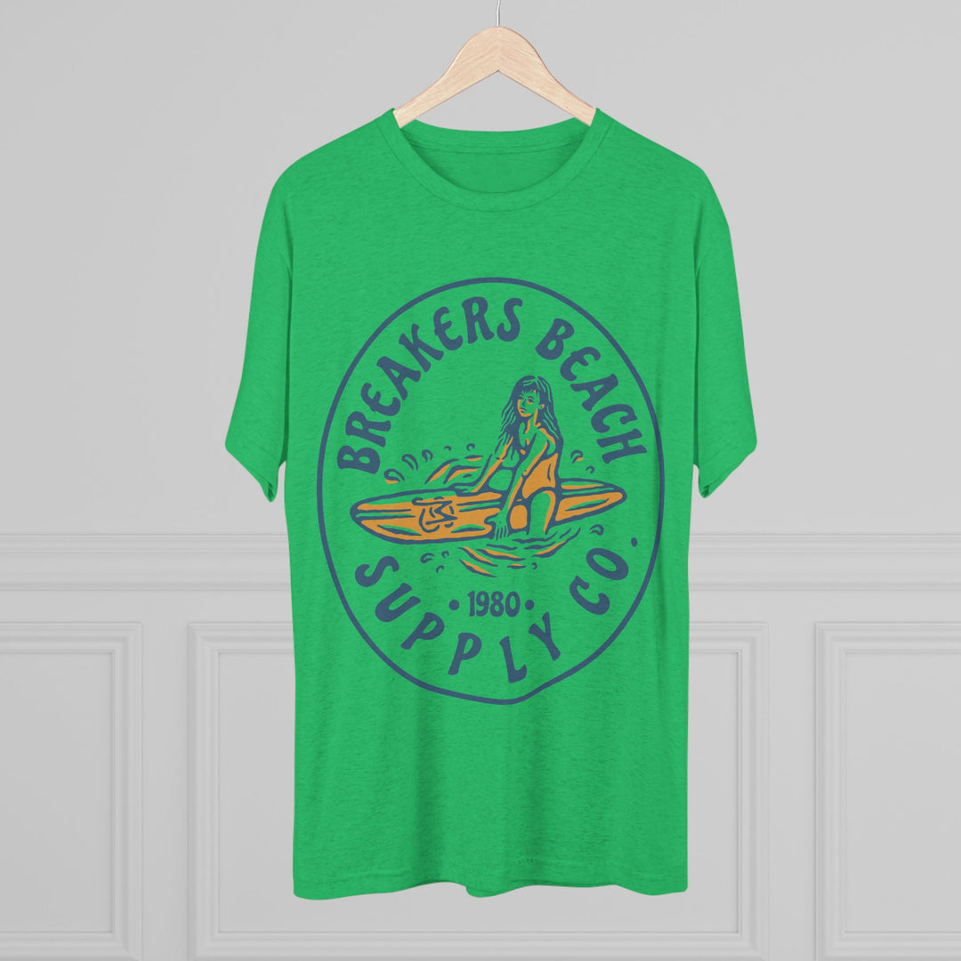 Breakers Beach Supply Co. Surf Tee — Vintage Surfer Graphic T-Shirt