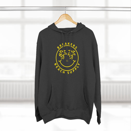 Beach Supply Smiley Palm Hoodie — 'Breakers' Graphic Pullover