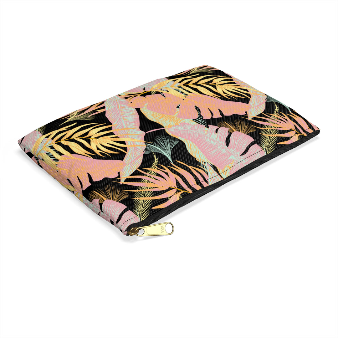 Tropical Foliage (Dark) Accessory Pouch