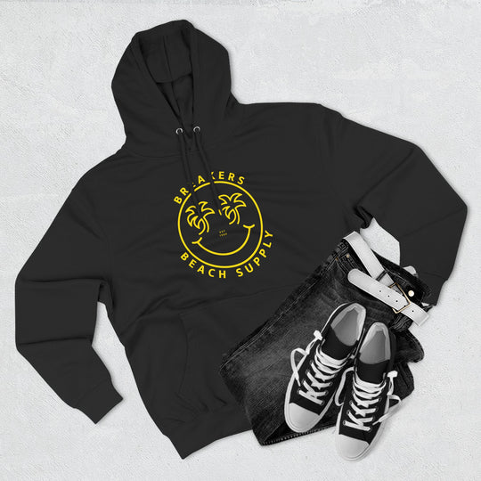 Beach Supply Smiley Palm Hoodie — 'Breakers' Graphic Pullover