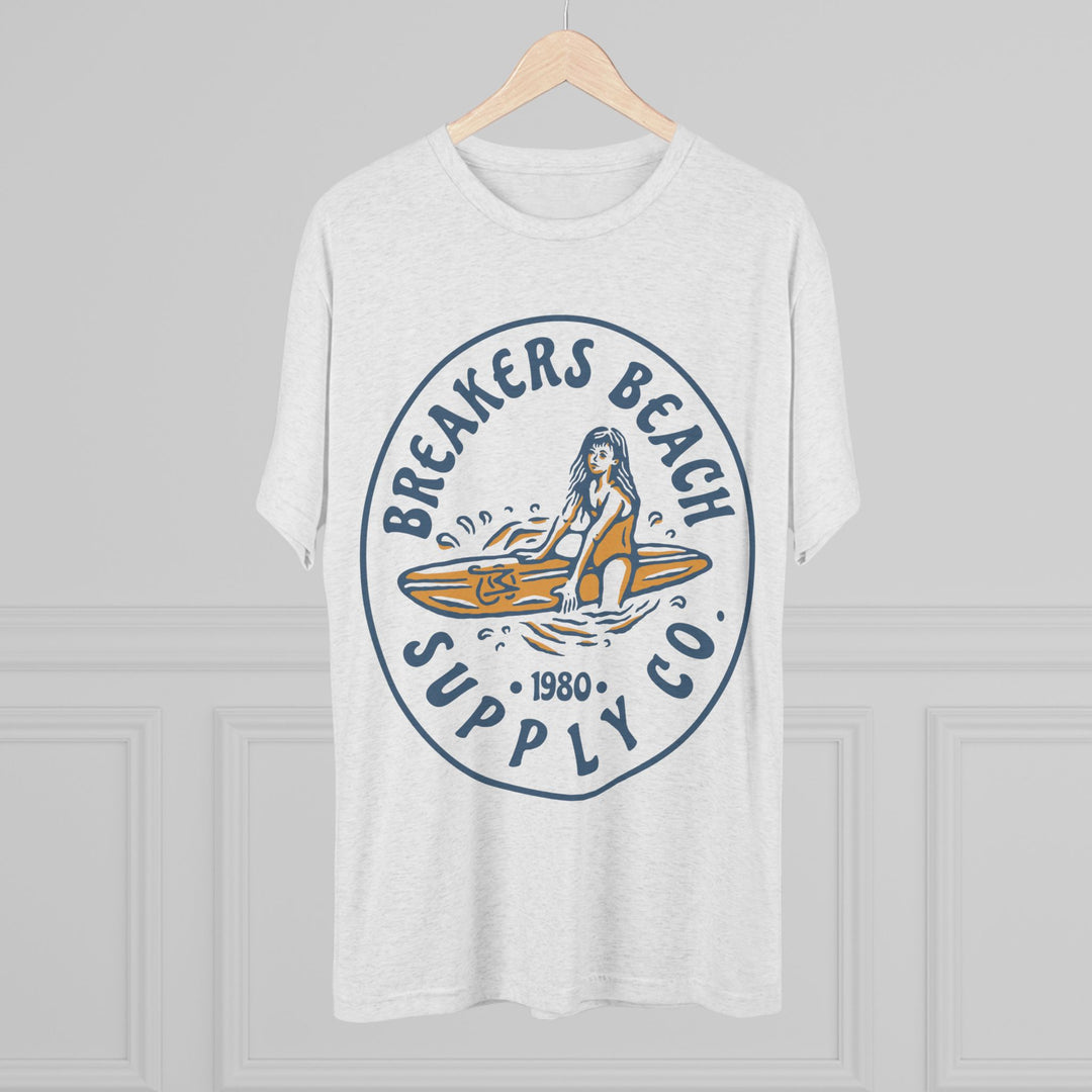 Breakers Beach Supply Co. Surf Tee — Vintage Surfer Graphic T-Shirt
