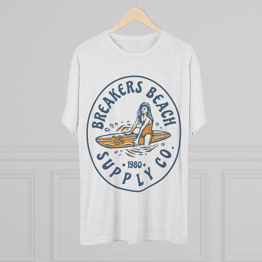 Breakers Beach Supply Co. Surf Tee — Vintage Surfer Graphic T-Shirt