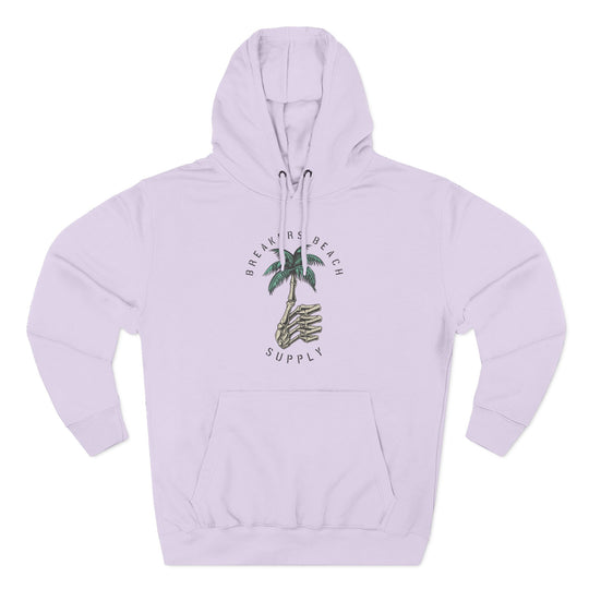 Palm Tree Graphic Hoodie — Coastal Beach Supply Fleece Sweatshirt