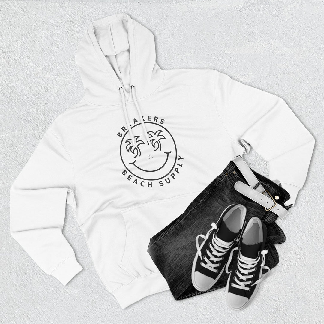 Beach Supply Smiley Palm Hoodie — 'Breakers' Graphic Pullover