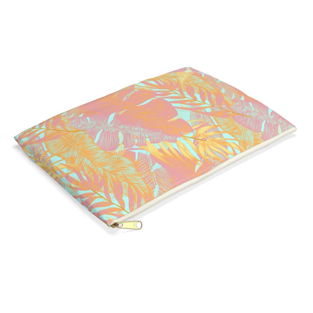 Tropical Foliage Accessory Pouch