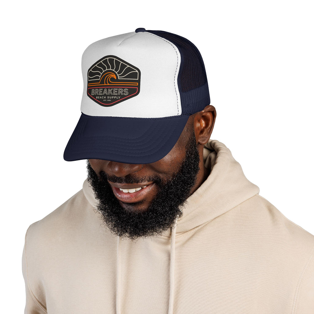 Trucker Cap — Breakers Beach Supply Retro Wave Patch