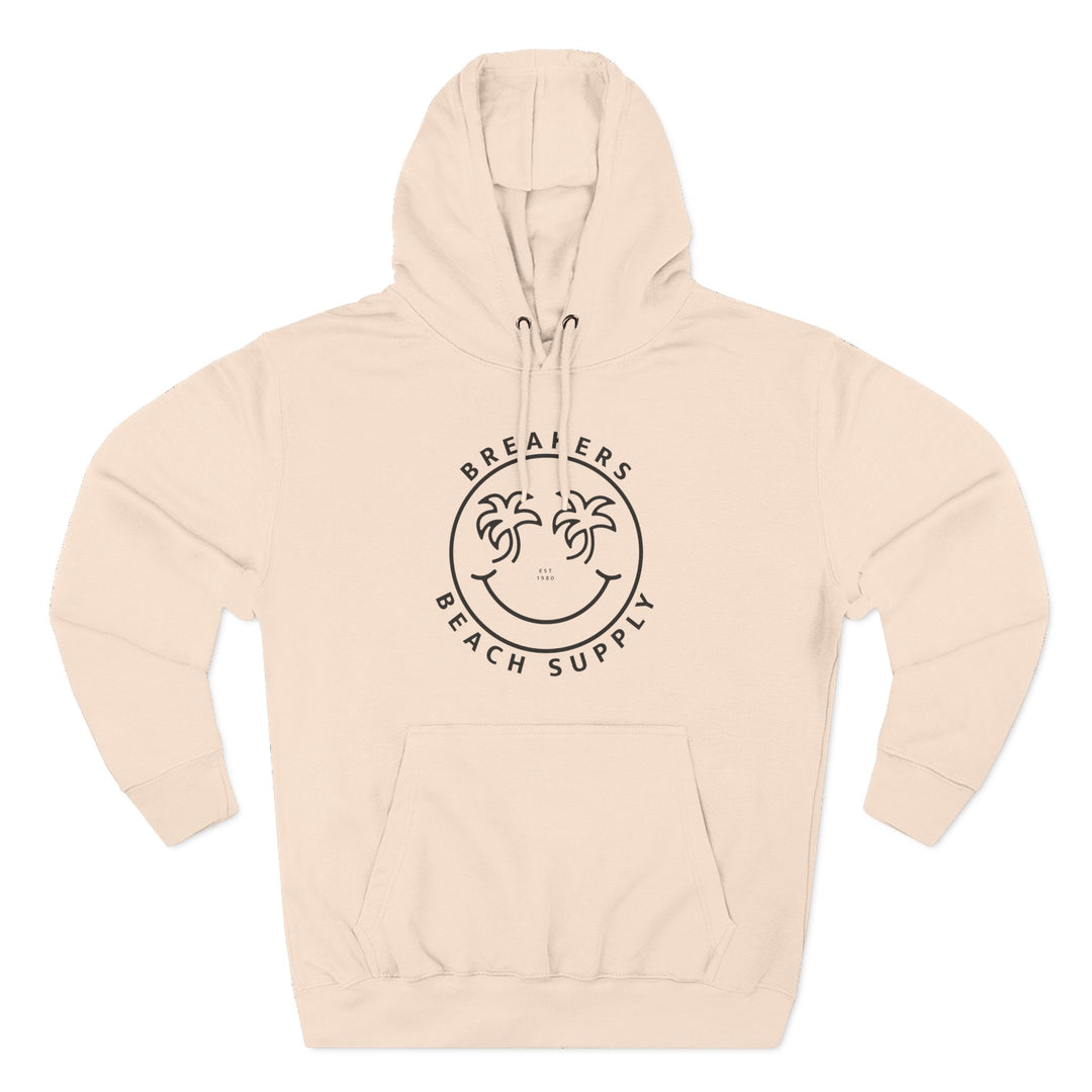Beach Supply Smiley Palm Hoodie — 'Breakers' Graphic Pullover