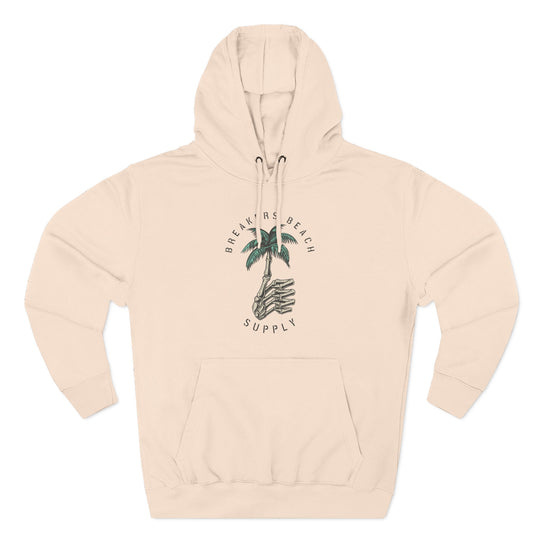 Palm Tree Graphic Hoodie — Coastal Beach Supply Fleece Sweatshirt