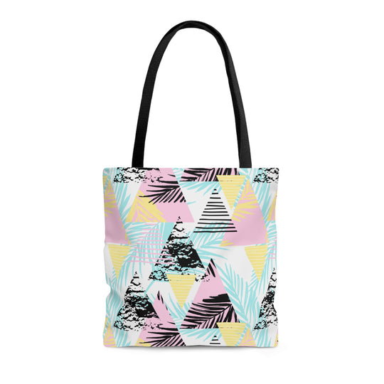 Geometric Palm Tote Bag