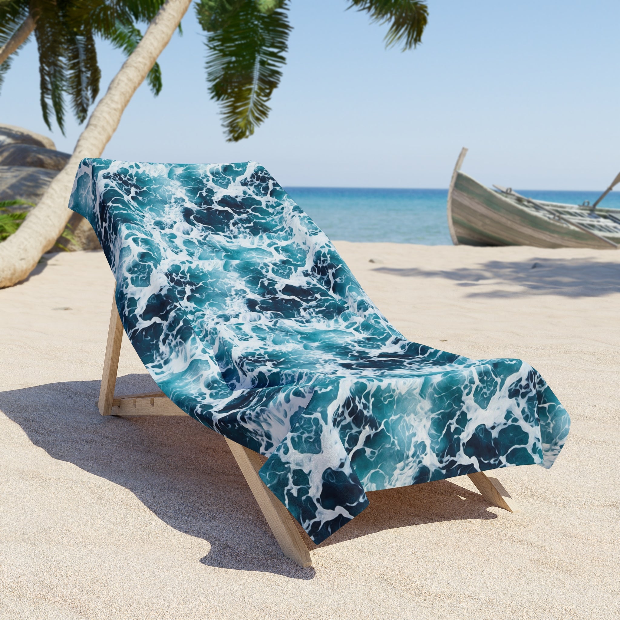 Sea Foam Beach Towel – Breakers Beach Supply