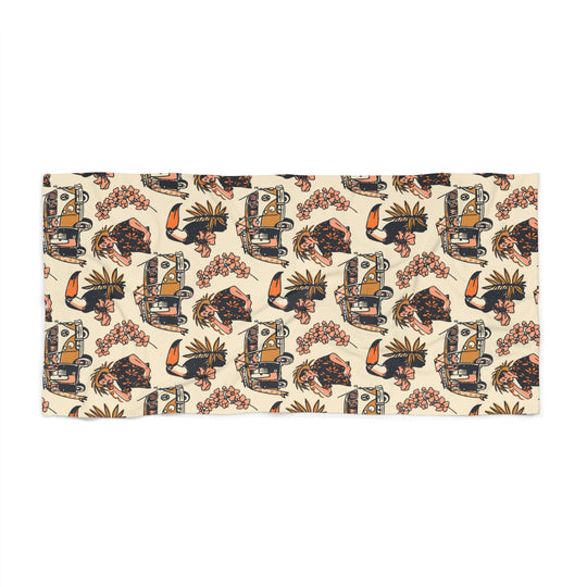 Toucan Travel Beach Towel