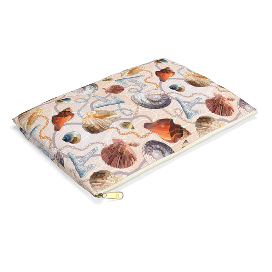 Shells & Chain (Light) Accessory Pouch