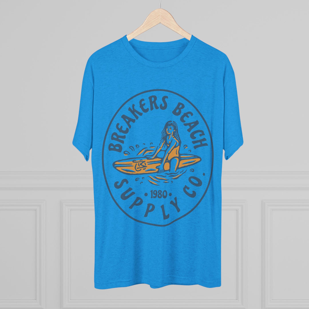 Breakers Beach Supply Co. Surf Tee — Vintage Surfer Graphic T-Shirt
