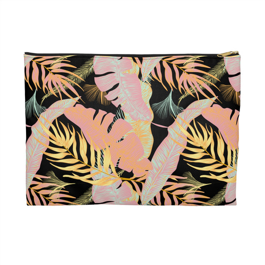 Tropical Foliage (Dark) Accessory Pouch