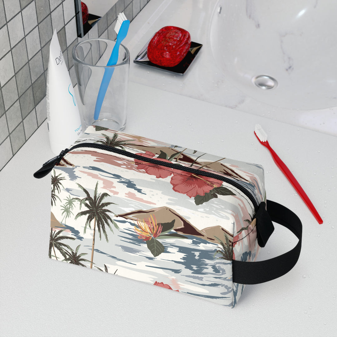 Tropical Print Toiletry Bag