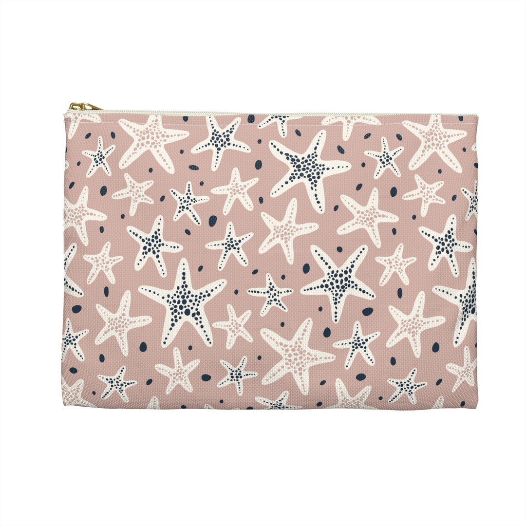 Pink Star Fish Accessory Pouch