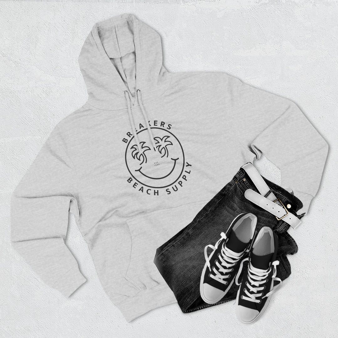 Beach Supply Smiley Palm Hoodie — 'Breakers' Graphic Pullover