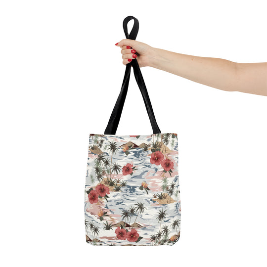 Tropical Print Tote Bag