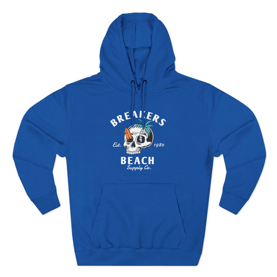 Skull Palm Hoodie — Tropical Skull Graphic Fleece Hoodie