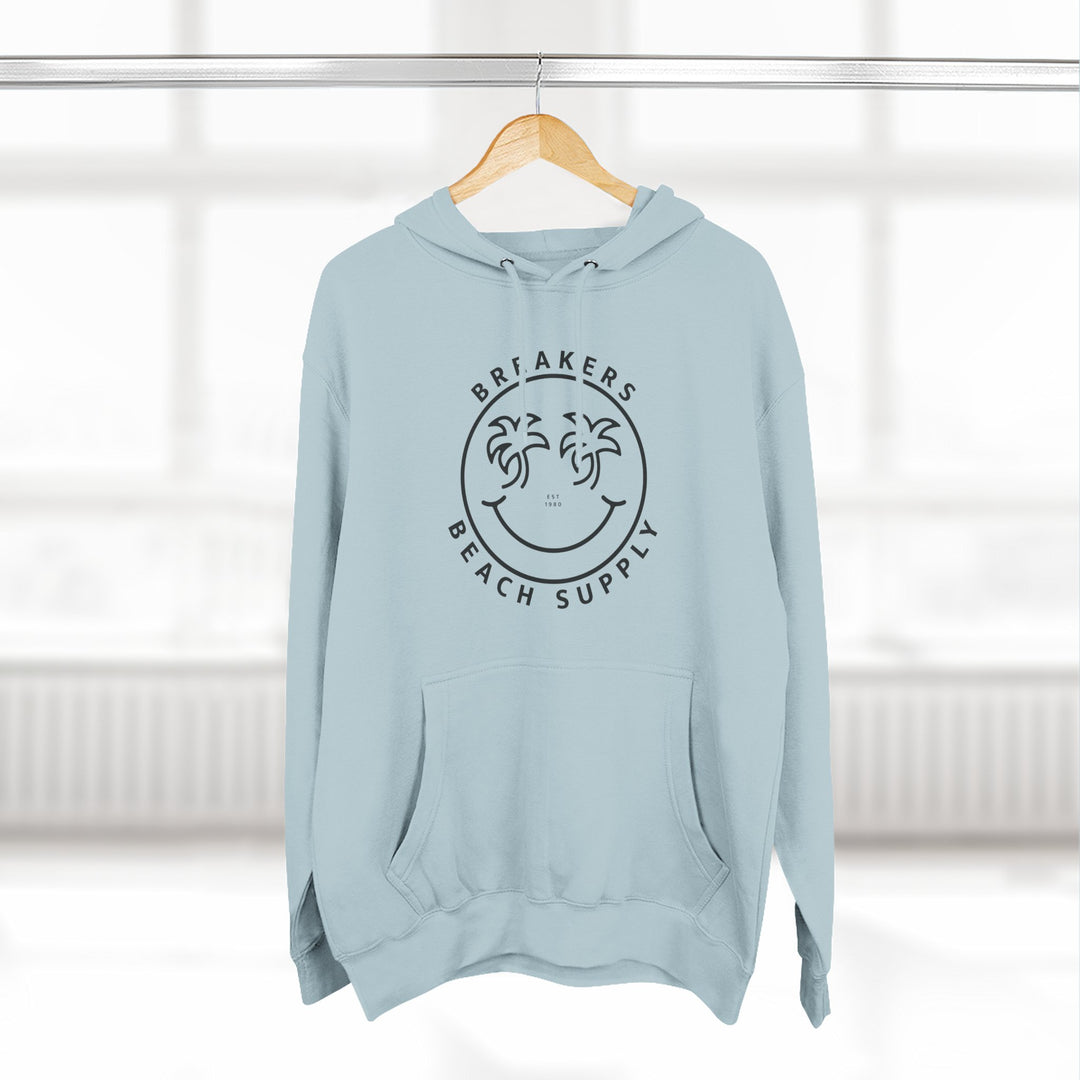 Beach Supply Smiley Palm Hoodie — 'Breakers' Graphic Pullover