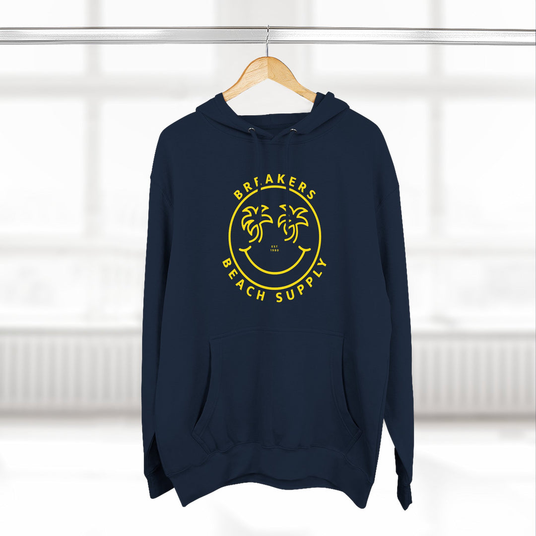 Beach Supply Smiley Palm Hoodie — 'Breakers' Graphic Pullover