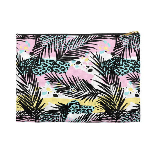 Leopard Palms Accessory Pouch