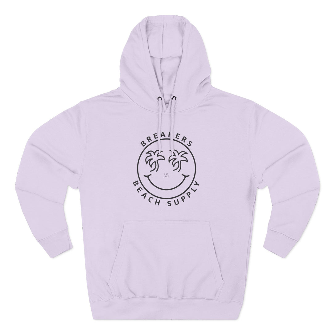 Beach Supply Smiley Palm Hoodie — 'Breakers' Graphic Pullover