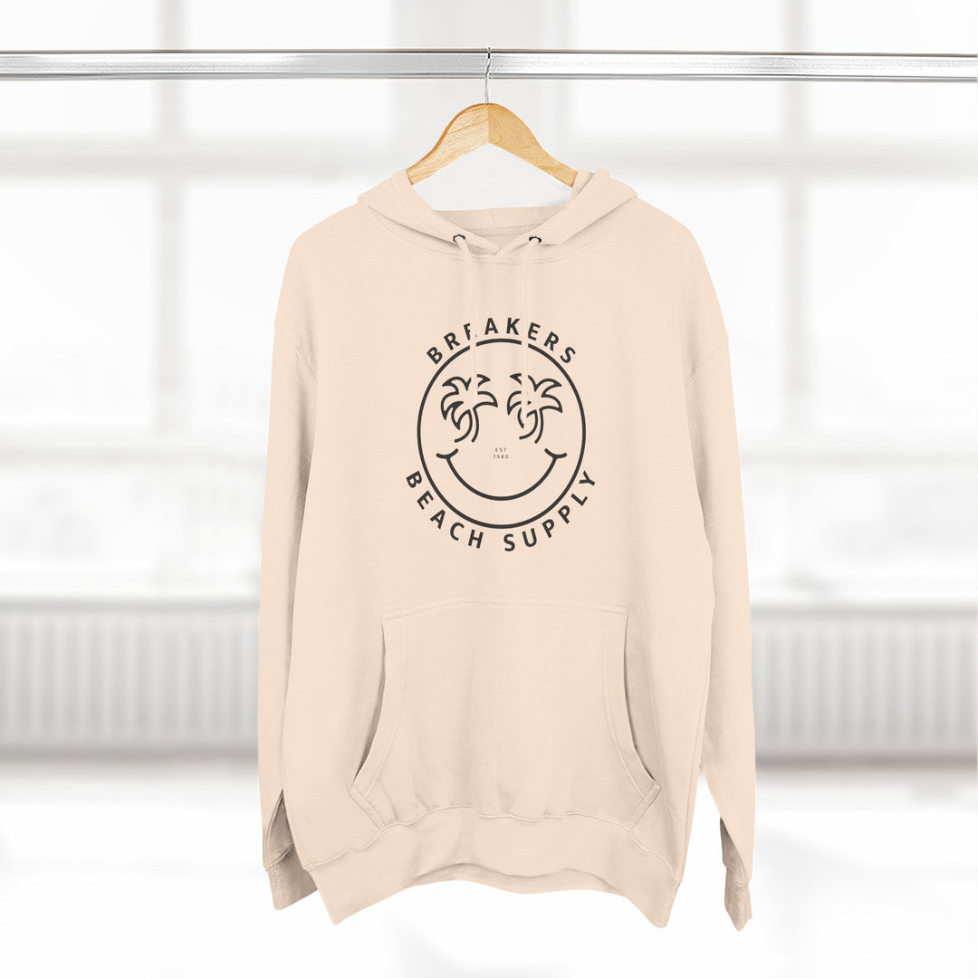 Beach Supply Smiley Palm Hoodie — 'Breakers' Graphic Pullover