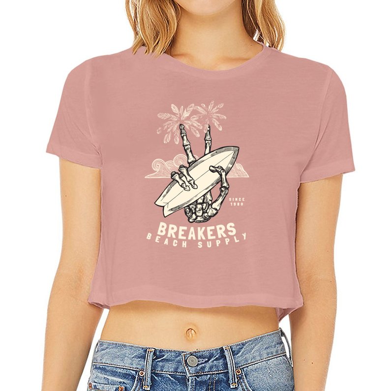 Peace Palms Women’s Flowy Cropped Tee