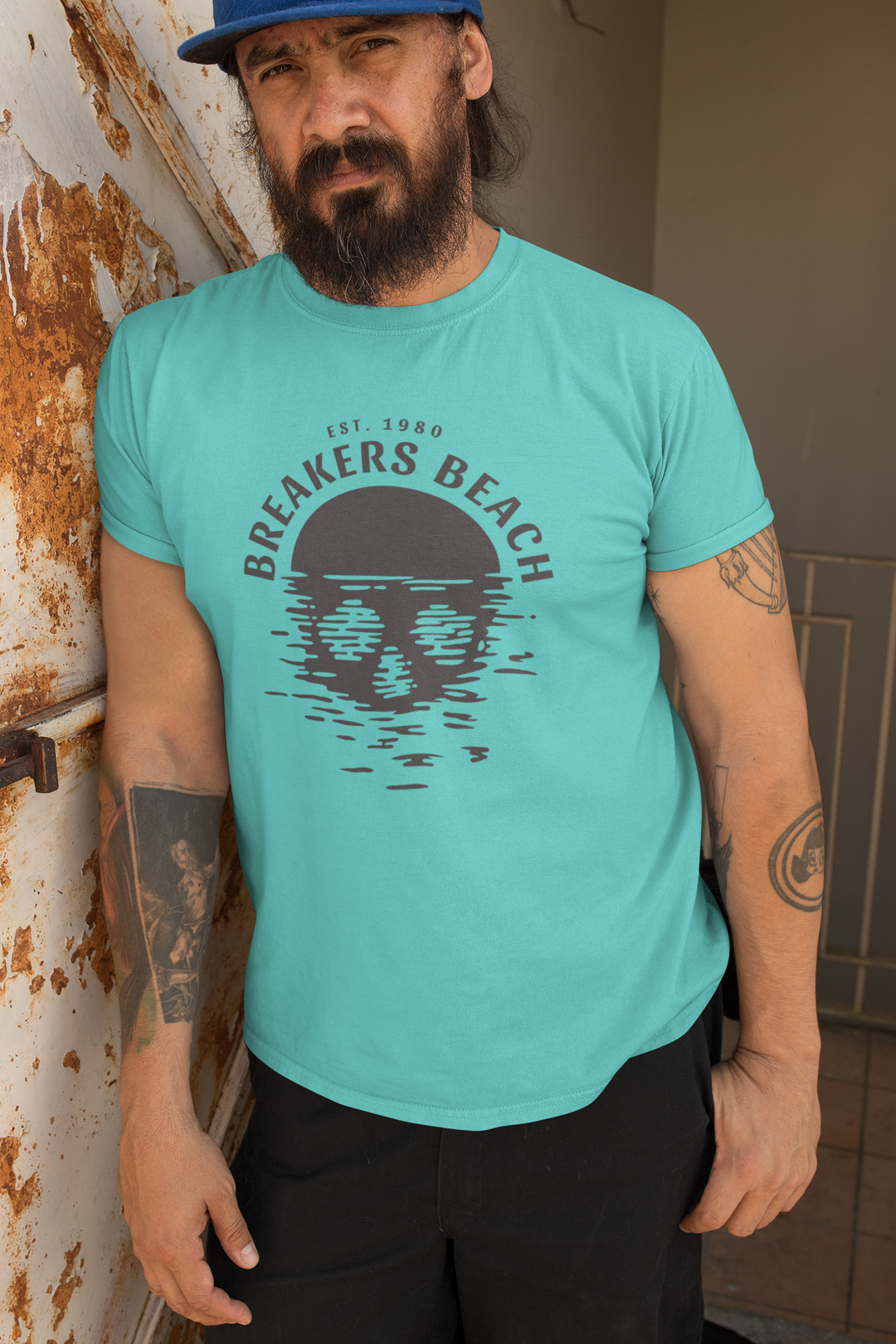 Sunset Skull Dark - Unisex Triblend T-shirt